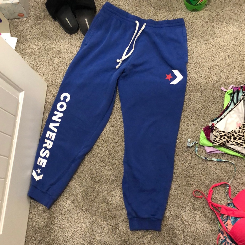 Blue Converse Sweats